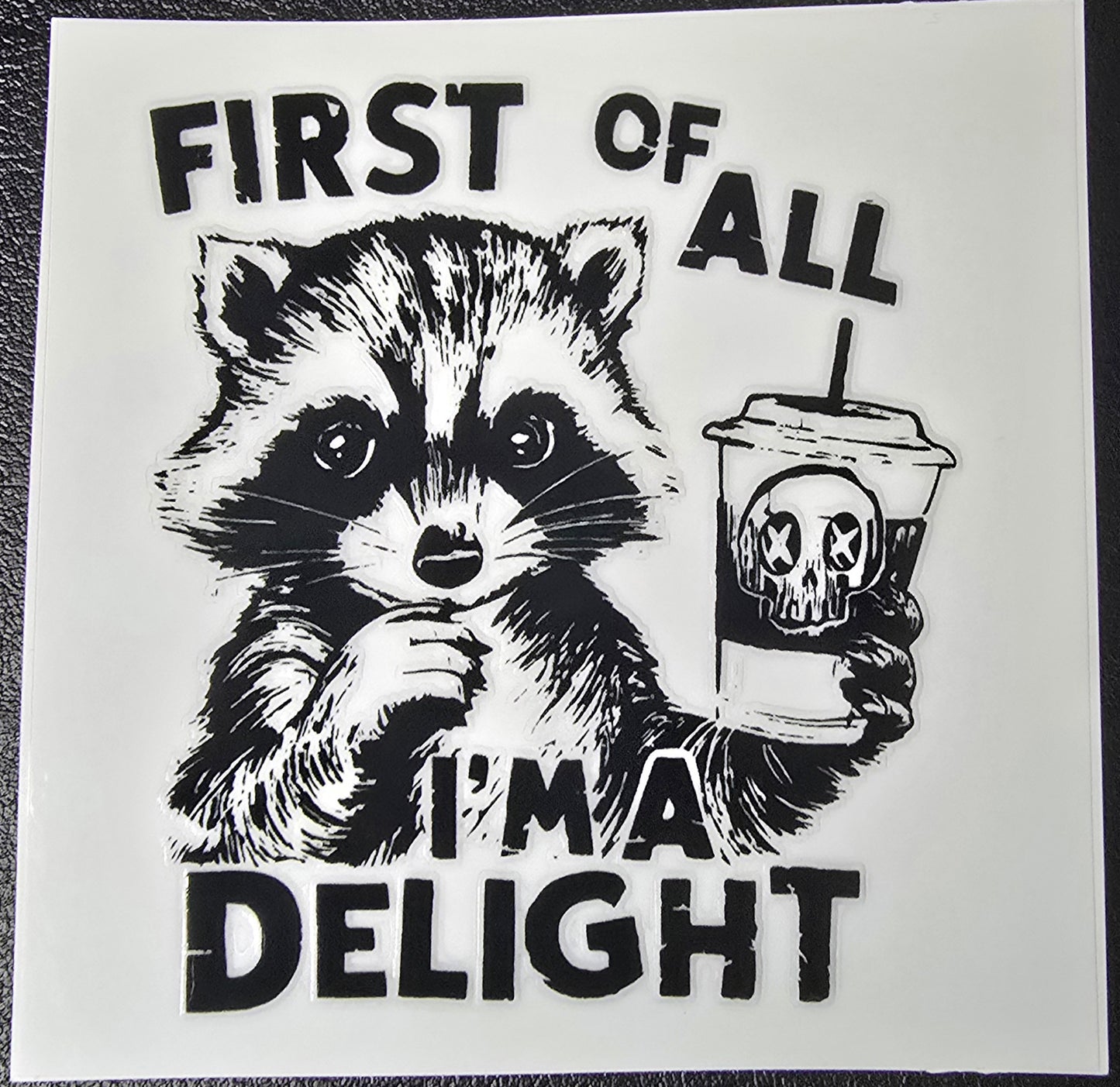 First of all