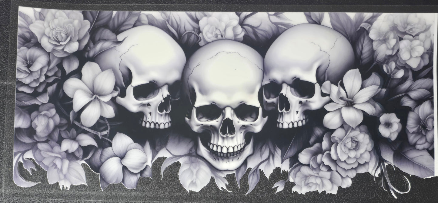 Skull & Flowers