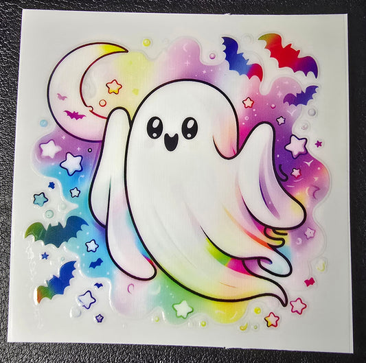 Ghost and moon