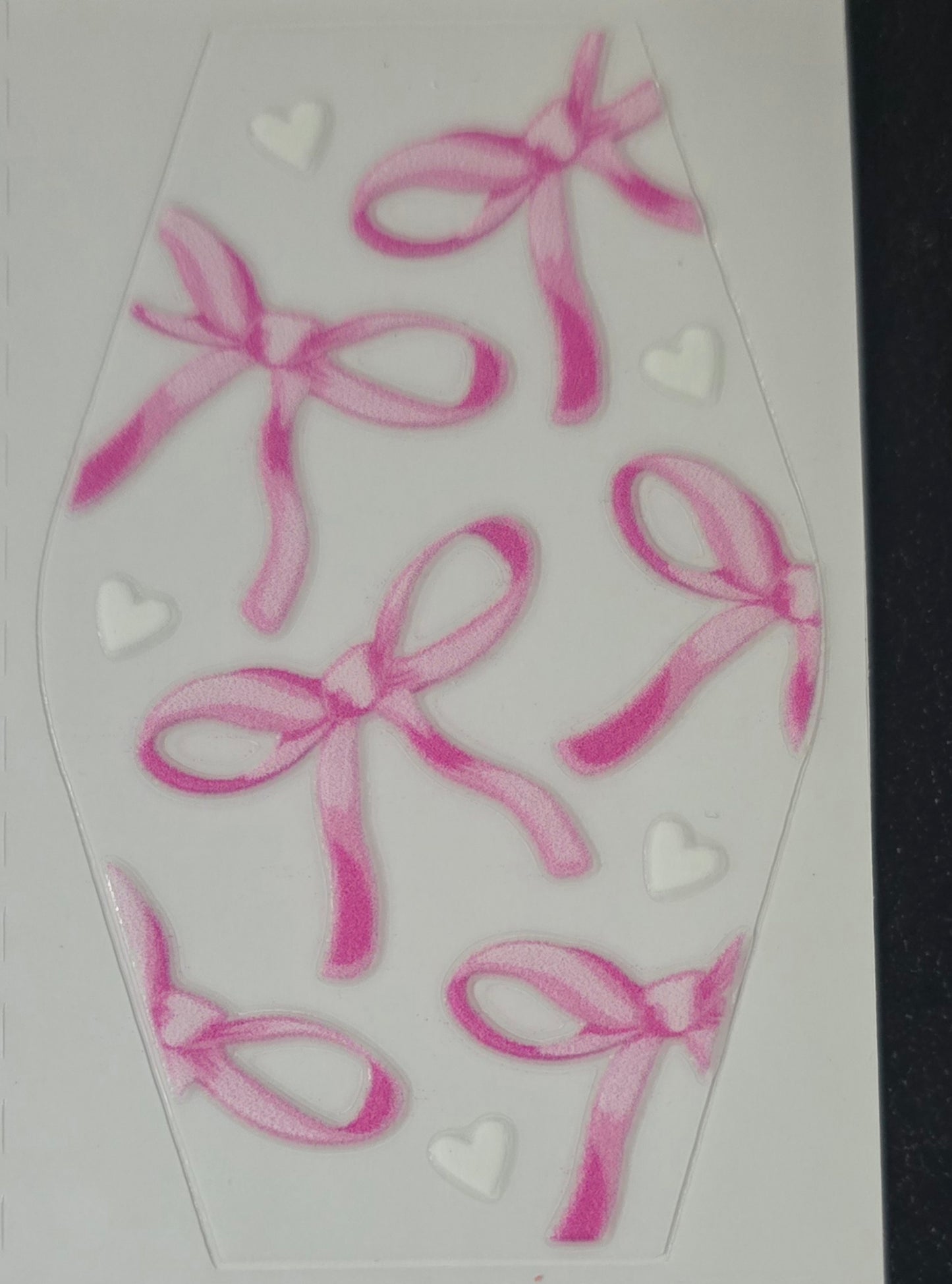 Pink bows/hearts