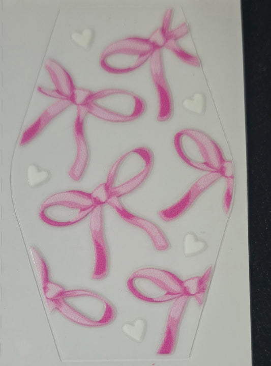 Pink bows/hearts