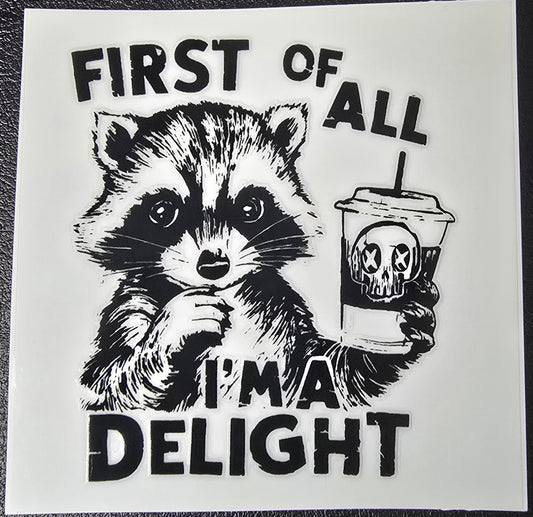 First of all